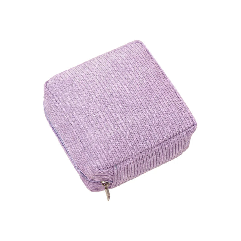 Tragbare Flanell-Make-up- & Toilettenartikel-Tasche