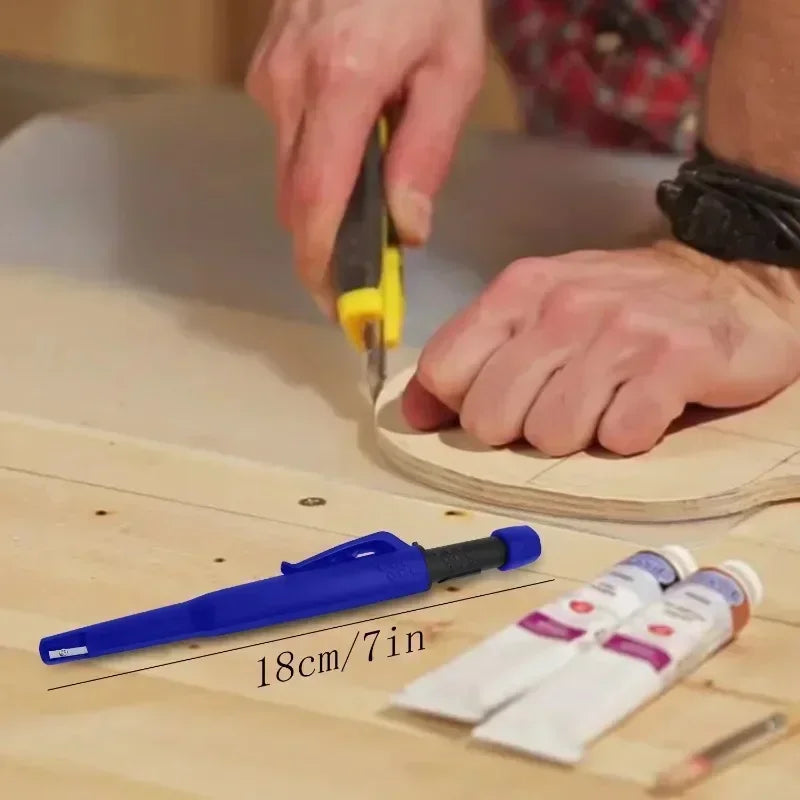 Mechanical Carpenter Pencil with Built-in Sharpener