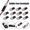 Waterproof 2-Pin Electrical Connector for Automotive Wiring
