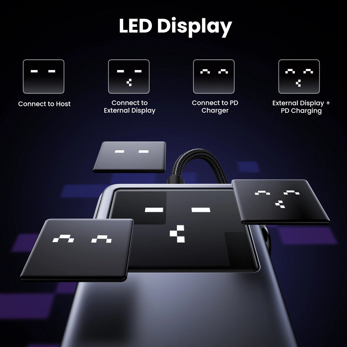 6-in-1 USB-C Hub with 4K HDMI, 10Gbps Data, and 100W Pass-Through Charging