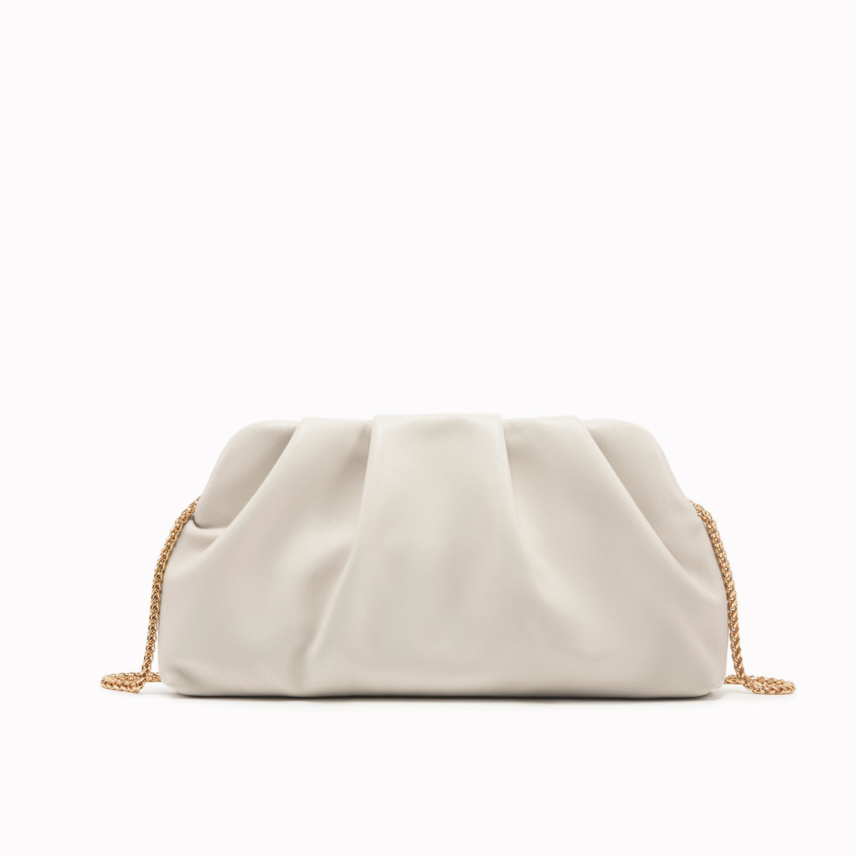 Elegant Chain Shoulder Bag with Crystal Accents