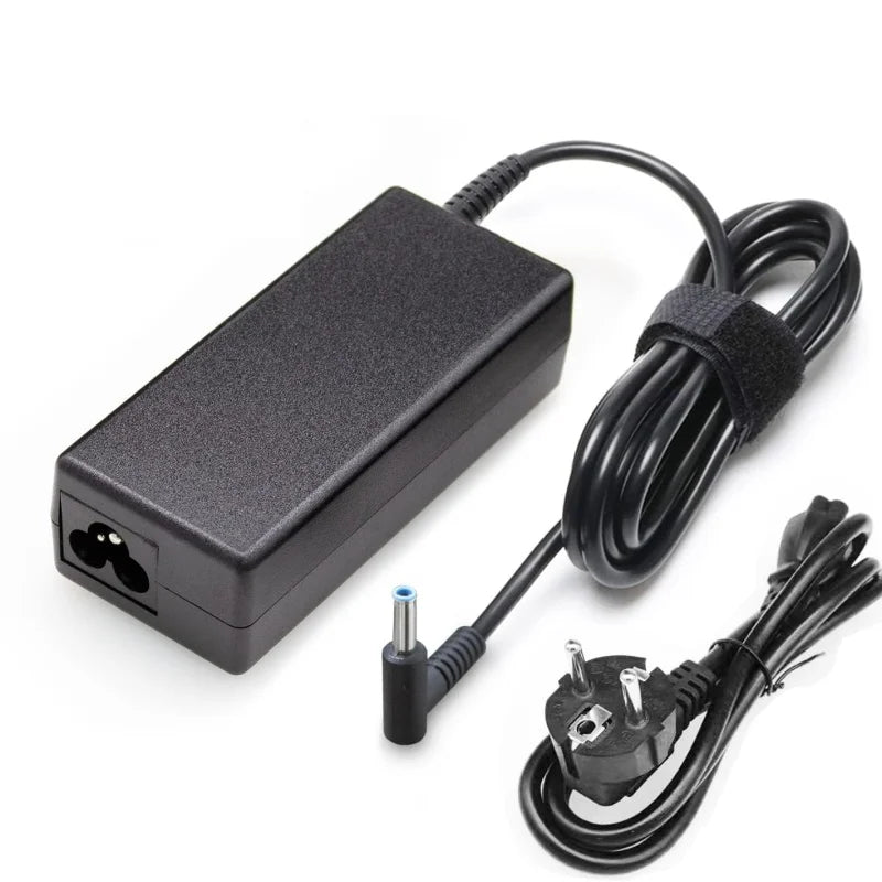 65W HP Laptop Charger with 4.5mm Blue Tip Connector