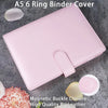 A5 PU Leather Photo & Card Organizer Binder with 4-Pocket Sleeves