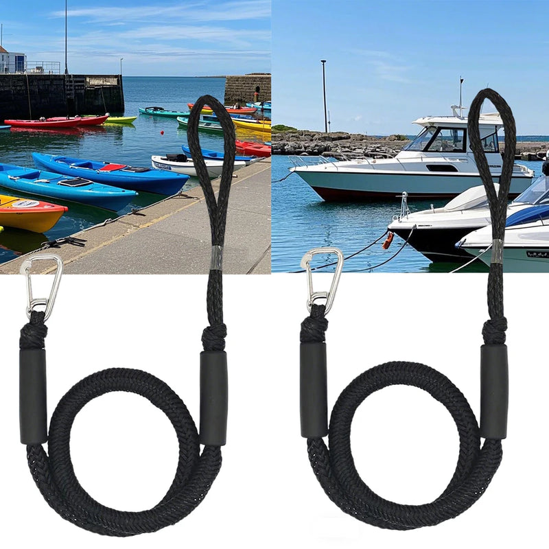 Elastic Marine Dock Lines with Shock Absorption