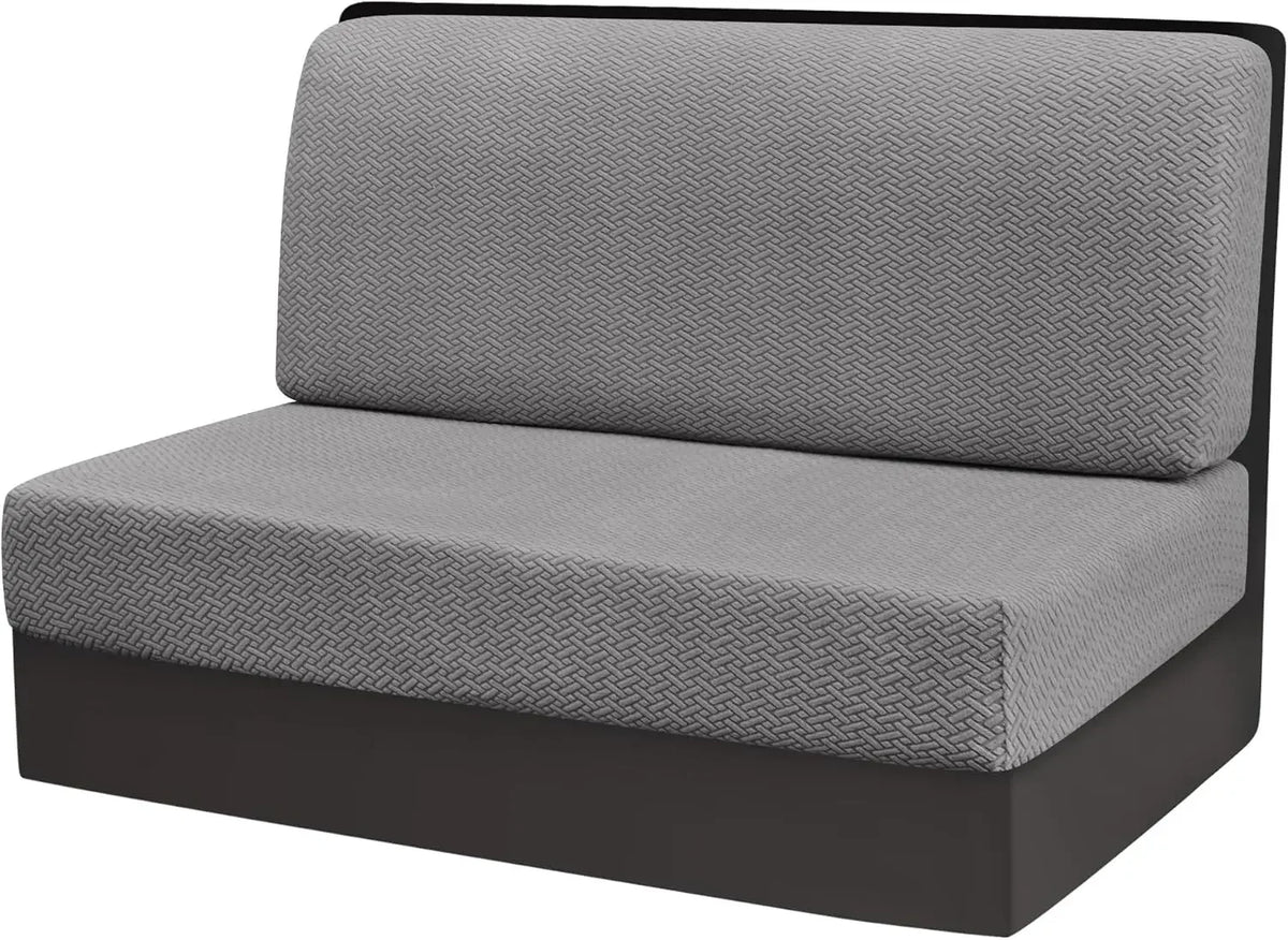 Stretch Jacquard RV Dinette Cushion Covers (2-Piece Set)