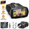 4K Night Vision Binoculars with 4.5" HD Screen and 800m Range