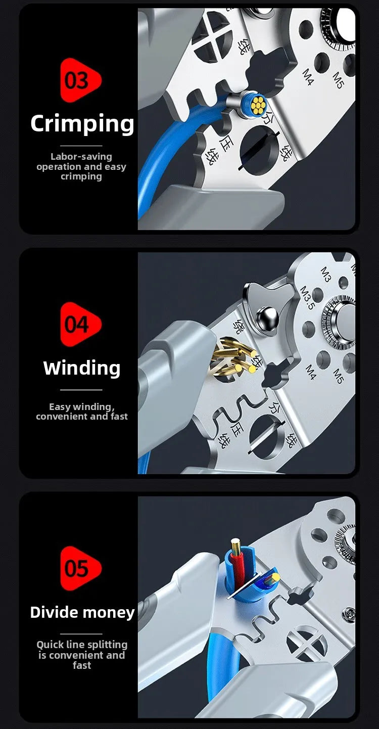 Heavy Duty Multifunctional Wire Stripping Pliers