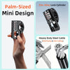 Secure 3-Digit Combination Helmet Lock with Anti-Cut Steel Cable