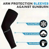 UV Protection Sun Sleeves - Breathable Arm Covers for Outdoor Activities