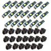 A pack of T5 LED instrument panel bulbs with twist lock bases.