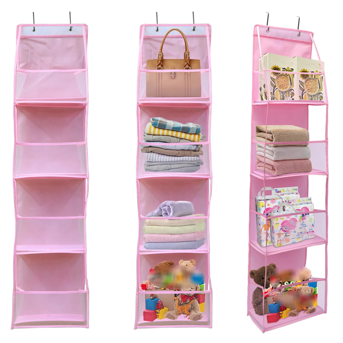 Multi-Tier Hanging Storage Organizer for Accessories, Toys, and More