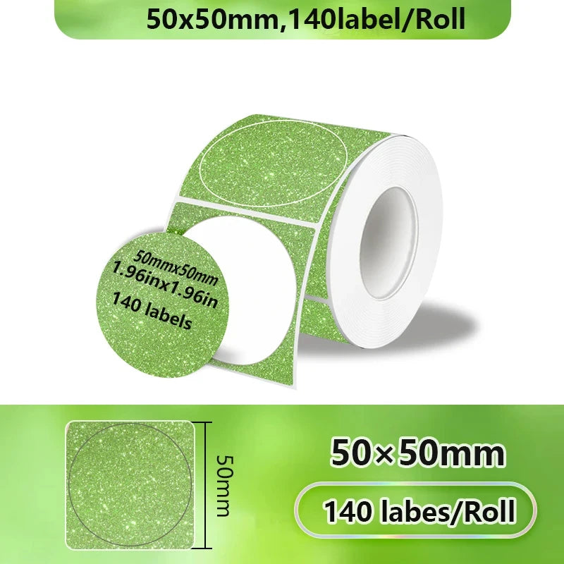 Self-Adhesive Thermal Label Rolls for Mini Printers