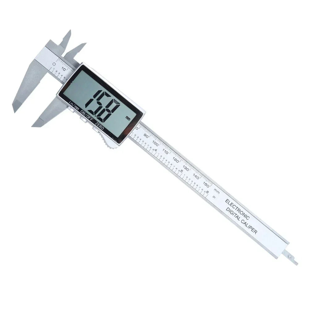 Digital Vernier Caliper 6-Inch with Large LCD Display
