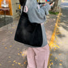 Retro Suede Tote Shoulder Bag