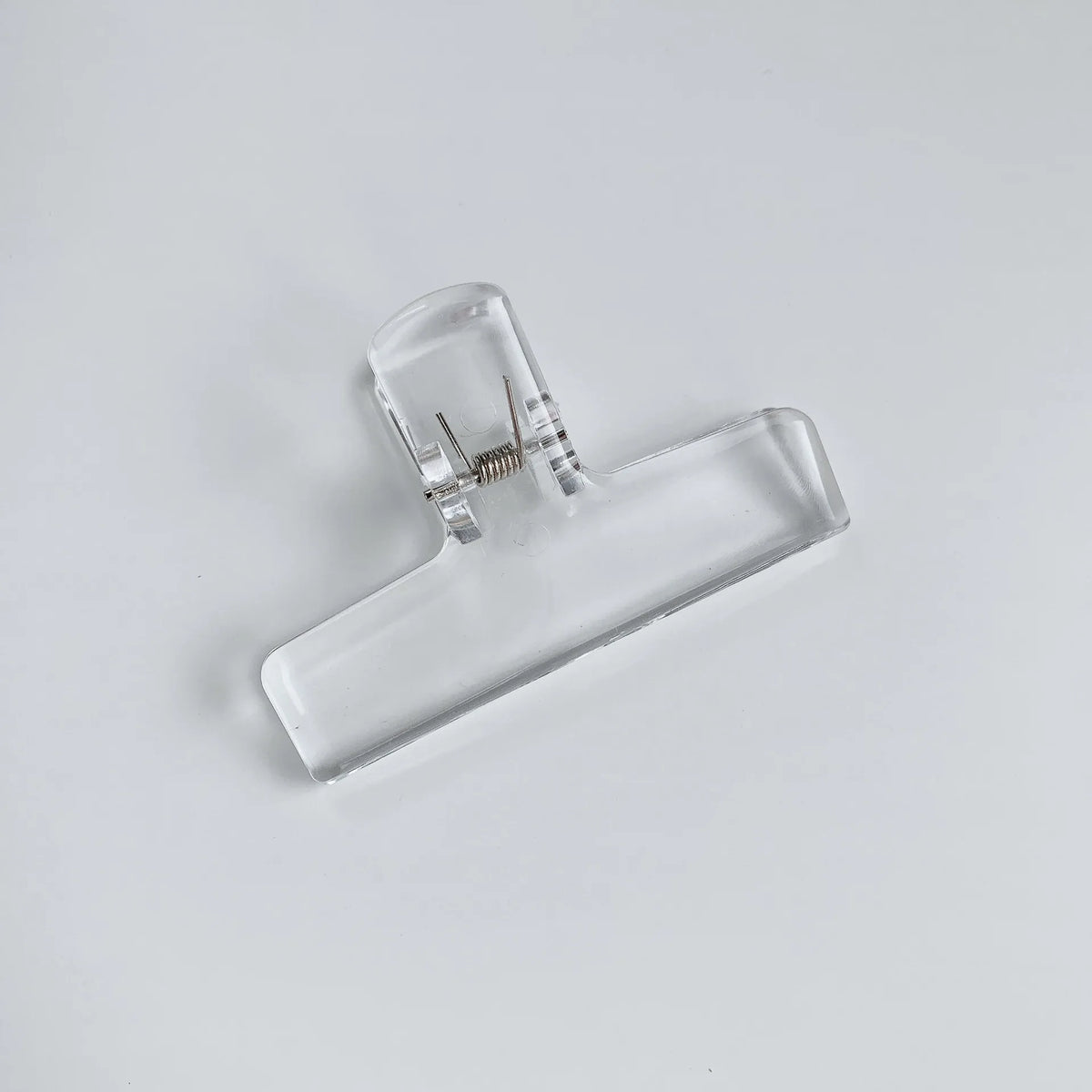 Clear Acrylic Spring Clips - Minimalist Office & School Paper Clips
