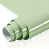 Roll of light green waterproof self-adhesive marble wallpaper for interior surfaces
