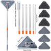 360° Rotating Wall Cleaning Mop with Extendable Handle
