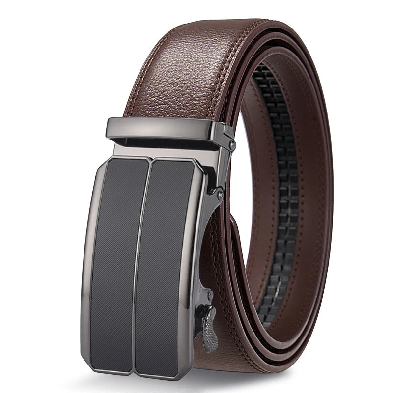 Men's Automatic Ratchet Leather Belt