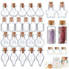 Mini Cork Stopper Glass Bottles for DIY Crafts & Decor