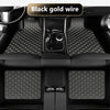 Universal All-Weather 4-Piece PU Leather Car Floor Mats