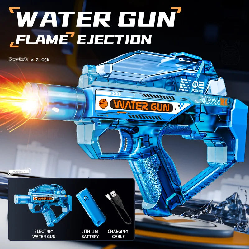 Electric Water Gun Toy with Lights and Sound
