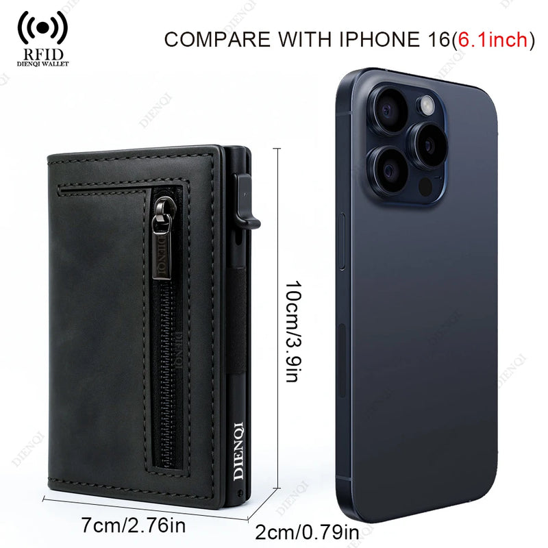 Slim RFID-Blocking Pop-Up Card Holder
