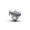 925 Sterling Silver Charm Set with Cubic Zirconia