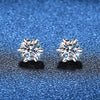 Magnetic Zircon Stud Earrings