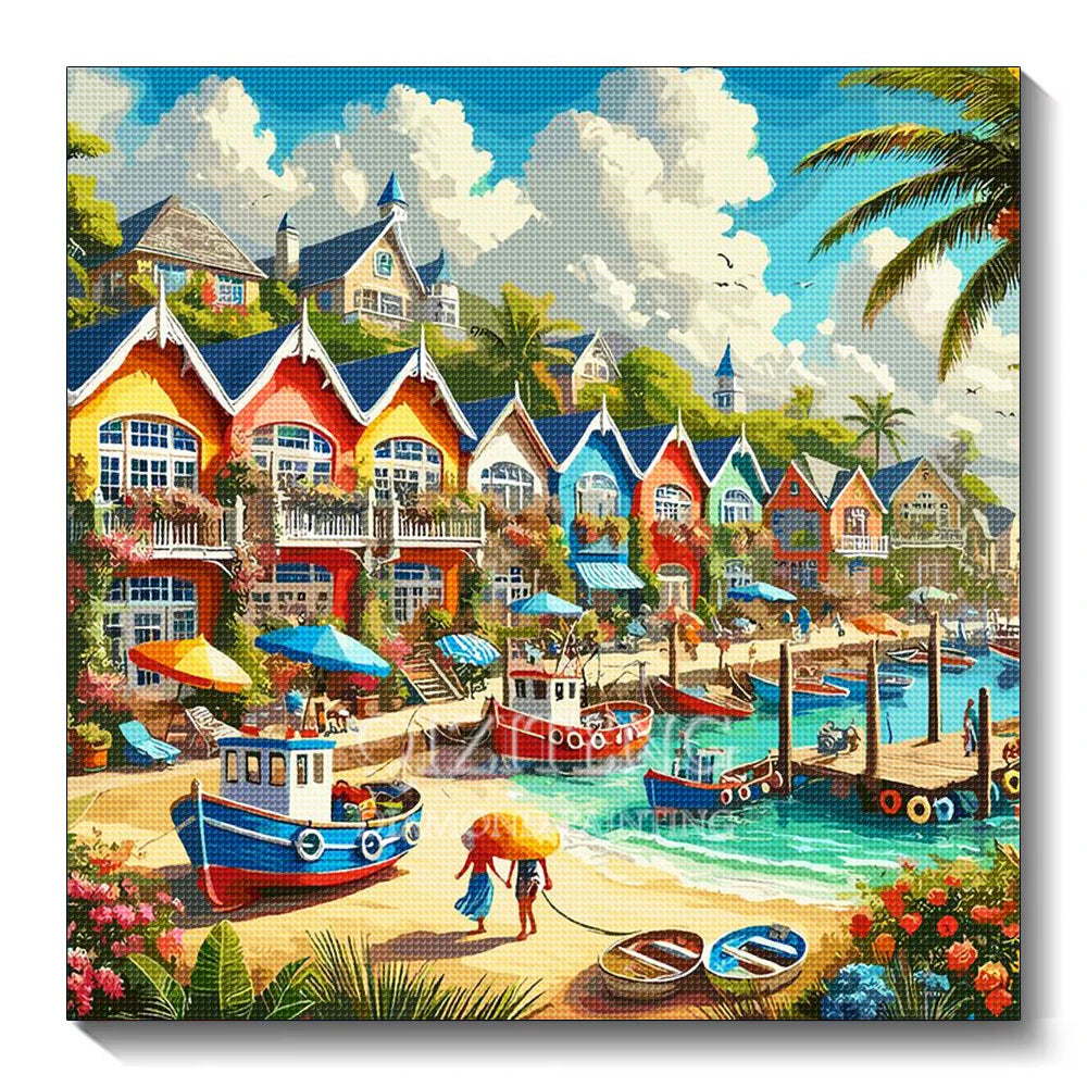 5D Diamond Painting Kit - Scenic Landscape Art