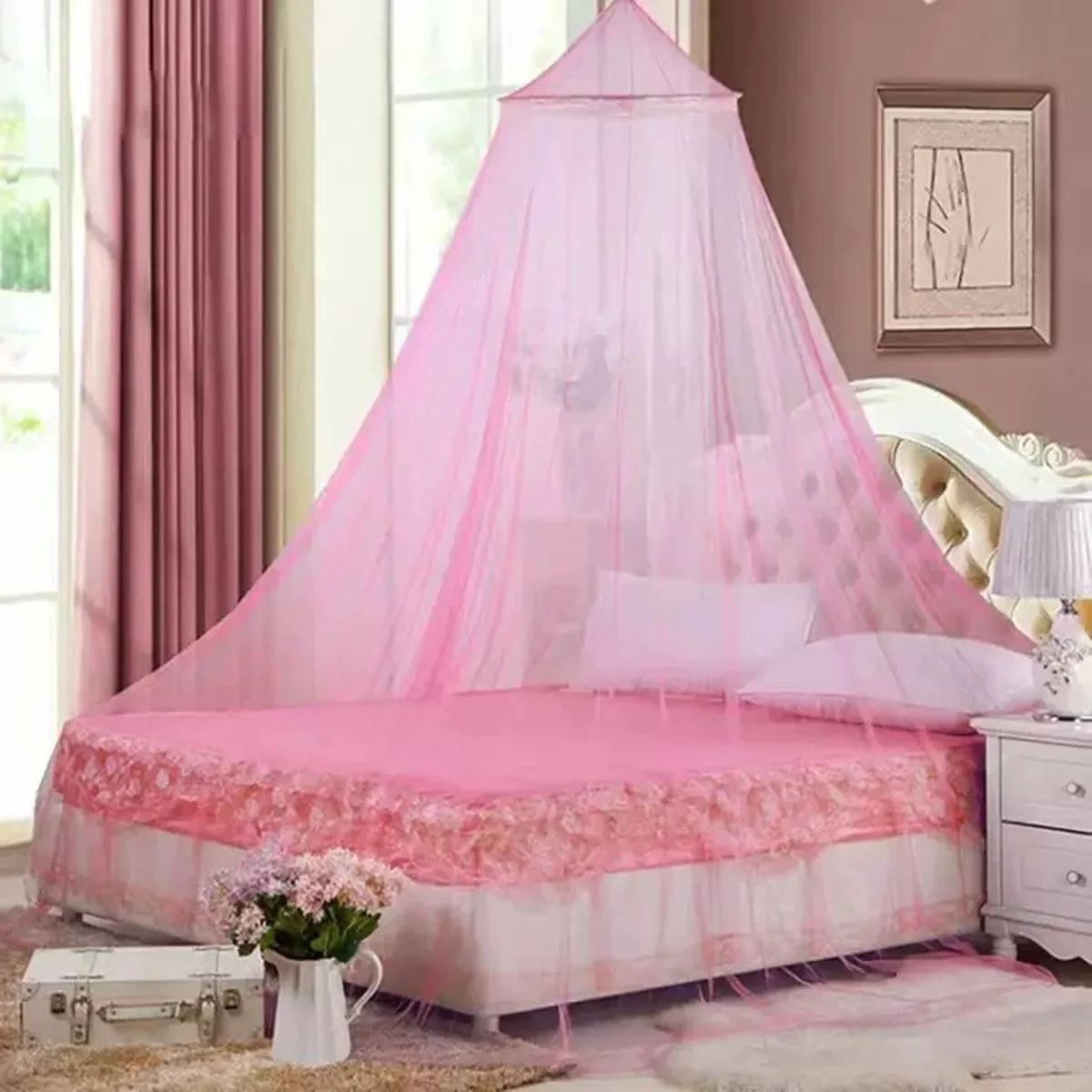 Hanging Dome Mosquito Net for Double Bed