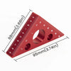 Aluminum Triangle Ruler with Dual Scales