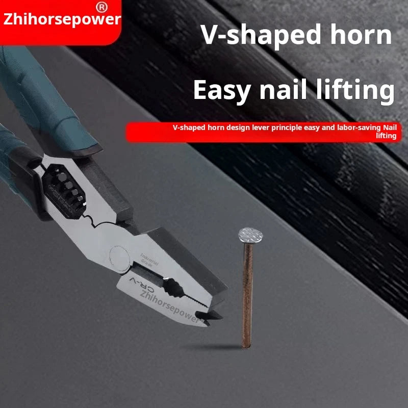 Multifunctional Heavy-Duty Combination Pliers for Construction Work
