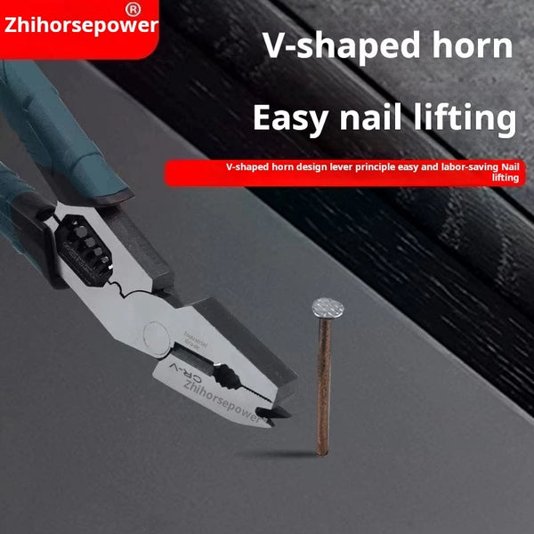 Multifunctional Heavy-Duty Combination Pliers for Construction Work
