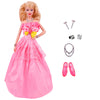 Doll Accessory Set with Suitcase for 11.5-Inch BJD Dolls