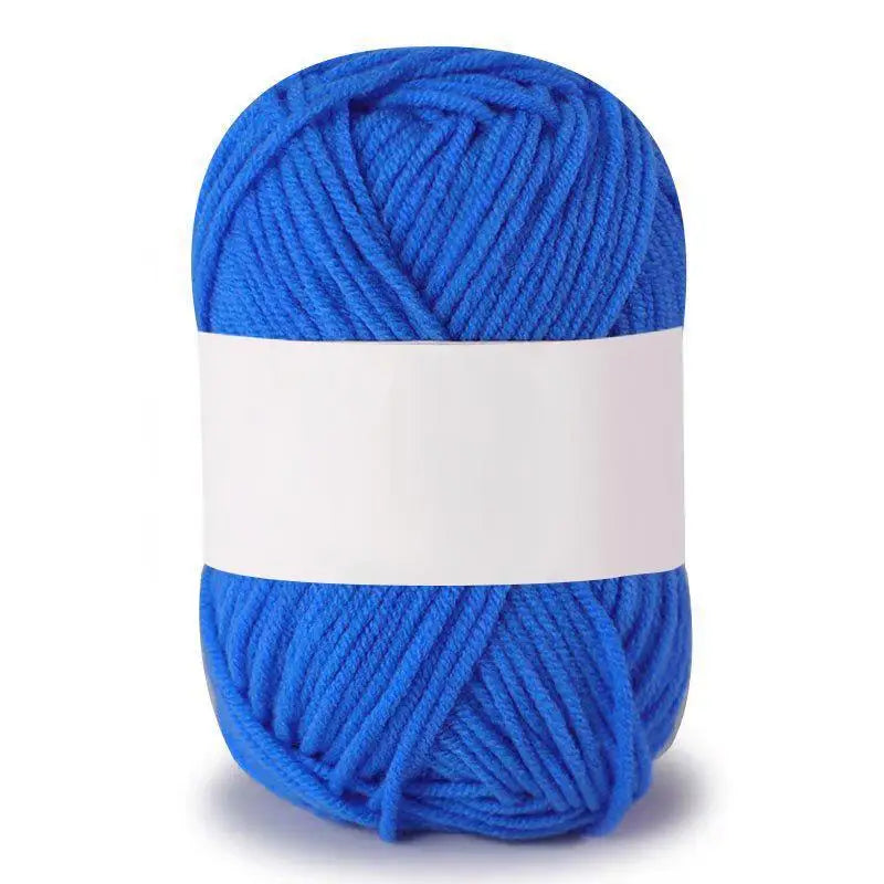 Soft Milk Cotton Knitting Yarn – Anti-Pilling 4ply Yarn for Crochet & Knitting