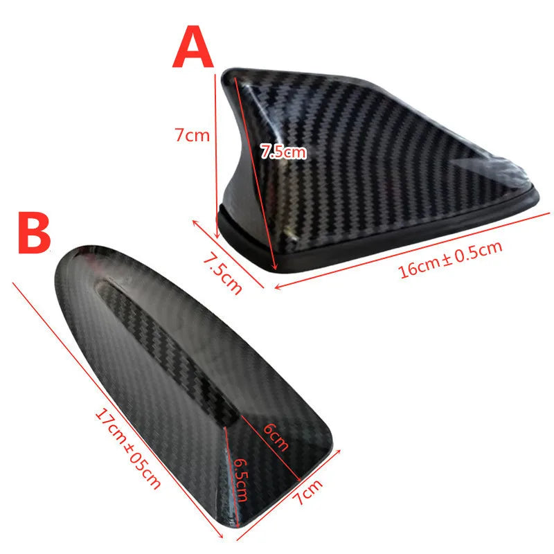 Carbon Fiber Look Shark Fin Car Antenna