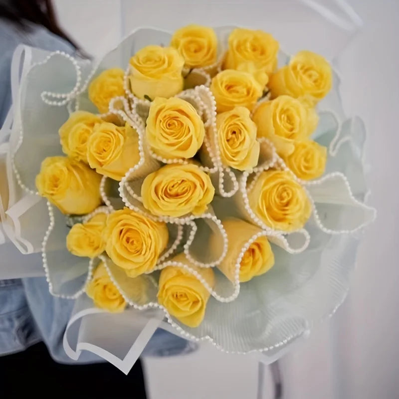 Pleated Wavy Bouquet Wrap