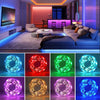 USB-Powered RGB LED Strip Lights with Music Sync & App Control