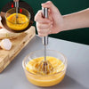Stainless Steel Semi-Automatic Egg Beater Whisk