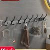 No-Drill Wall-Mounted Coat Rack with 6 Hooks