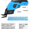 Cordless Electric Scissors for Fabric, Carpet, Leather, and Cardboard