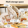 Transparent Double-Sided Pencil Case with Capybara Design