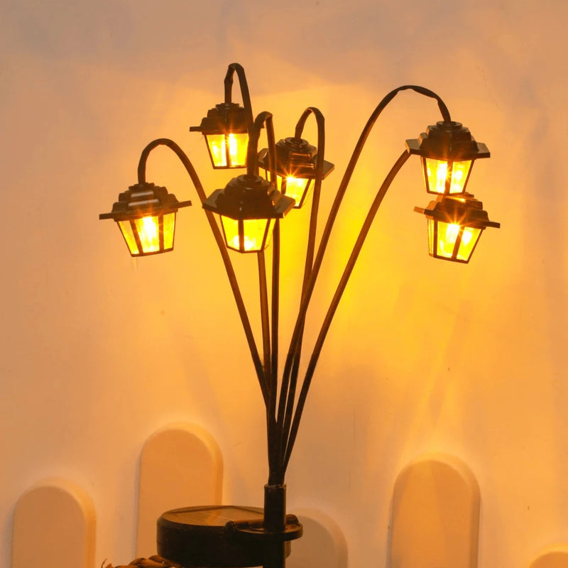 Vintage Solar-Powered Garden Lantern