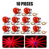 Compact LED Watermelon Side Marker Light with Flashing Turn Signal