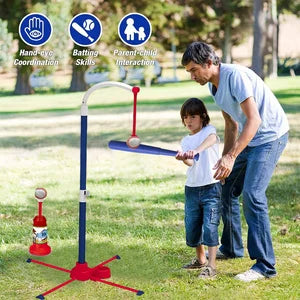Adjustable Kids Baseball Tee for Outdoor Practice