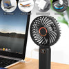 Portable Rechargeable Handheld Fan with Digital Display