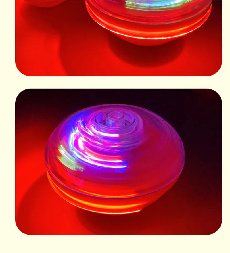 Musical Light-Up Spinning Top with Launcher