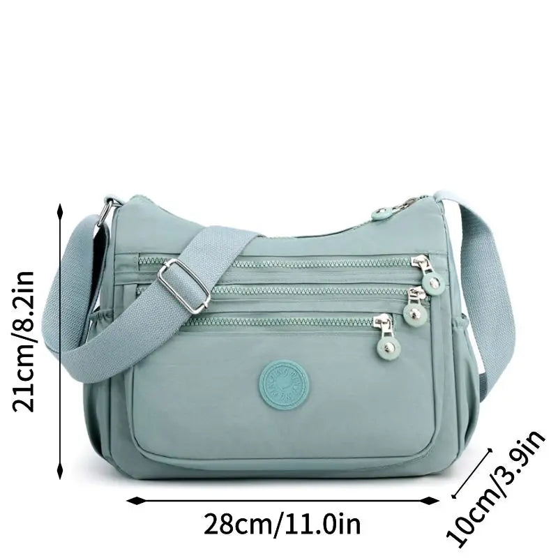 Waterproof Nylon Crossbody Bag for Women