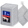 Steel-Reinforced Non-Scratch Kitchen Cleaning Cloths (2-Pack)