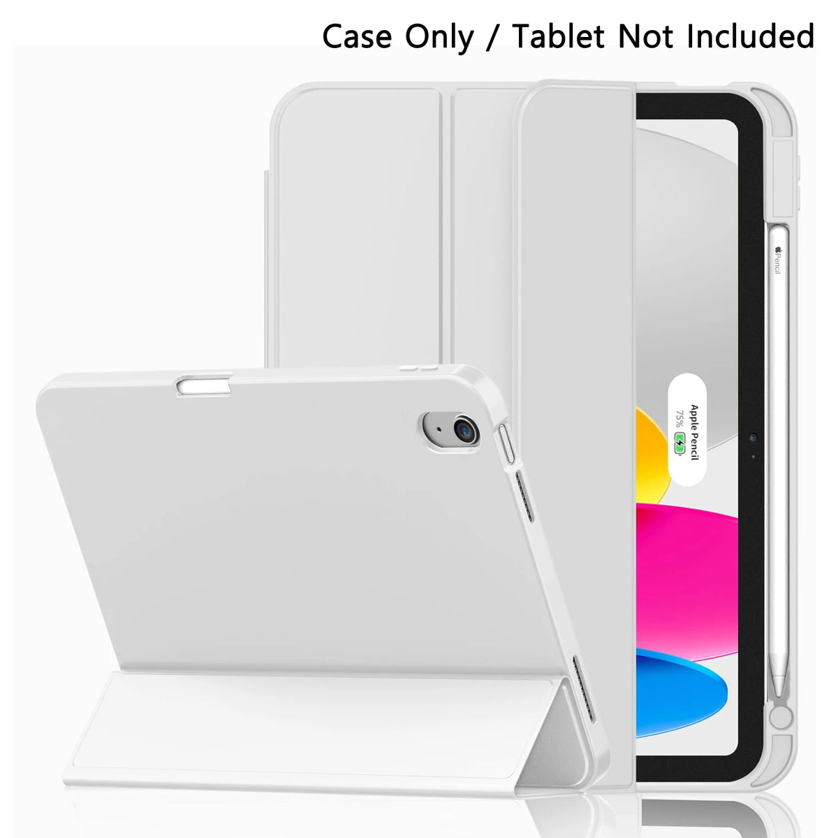 Premium Faux Leather iPad Case with Pencil Holder